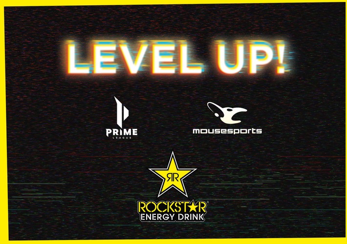 Level up mit Rockstar Energy! / Mit mousesports und Prime League setzt Rockstar Energy 2020 auf E-Sports