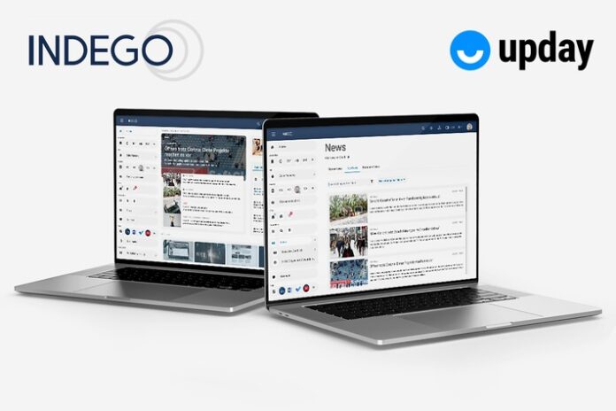 UPDAY und INDEGO starten Kooperation für aktuelle und branchenspezifische Nachrichten im Intranet / Nutzer*innen der Intranetservices von INDEGO haben ab sofort Zugang zu einem erweiterten Leistungsangebot: In Kooperation mit UPDAY, Europas größter News-App, integriert INDEGO aktuelle und branchenspezifische Nachrichten in seine Intranetdienste. Das neue Angebot unterstützt den
