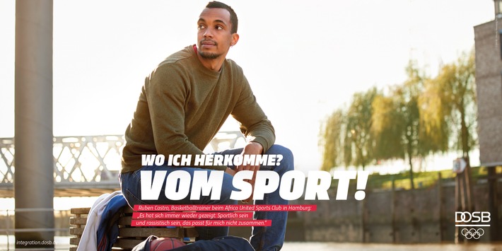 Neuauflage der Kampagne „Wo ich herkomme? Vom Sport!“ gestartet / Motive und Geschichten rund um das Thema Integration ab sofort verfügbar